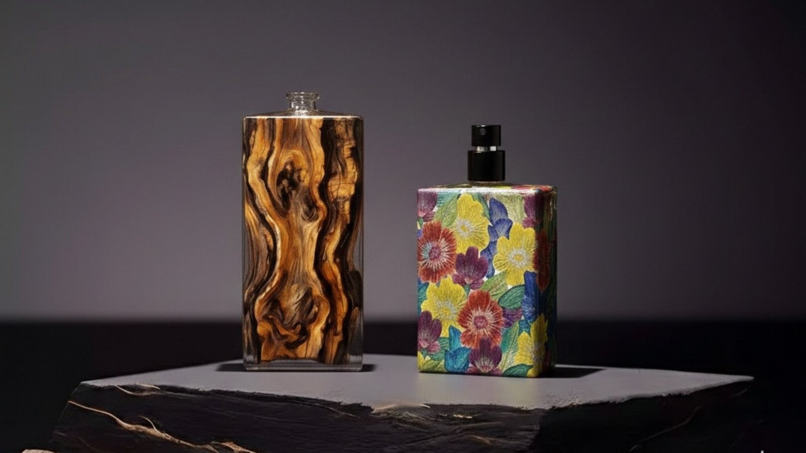 High-quality perfume bottle printing by PRO TECHnology for premium packaging