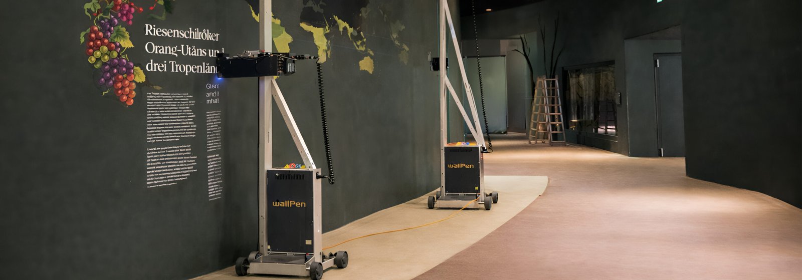 PRO TECHnology wallPen wall printing UAE direct printing on wall