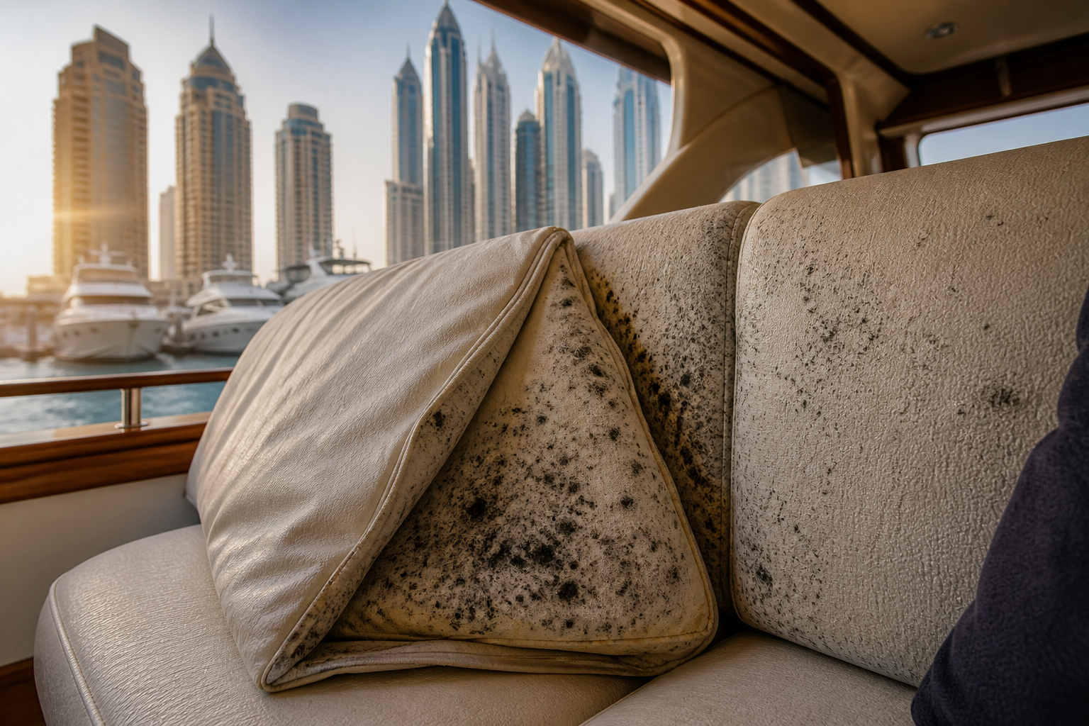 Dubai Marina yacht humidity case study
